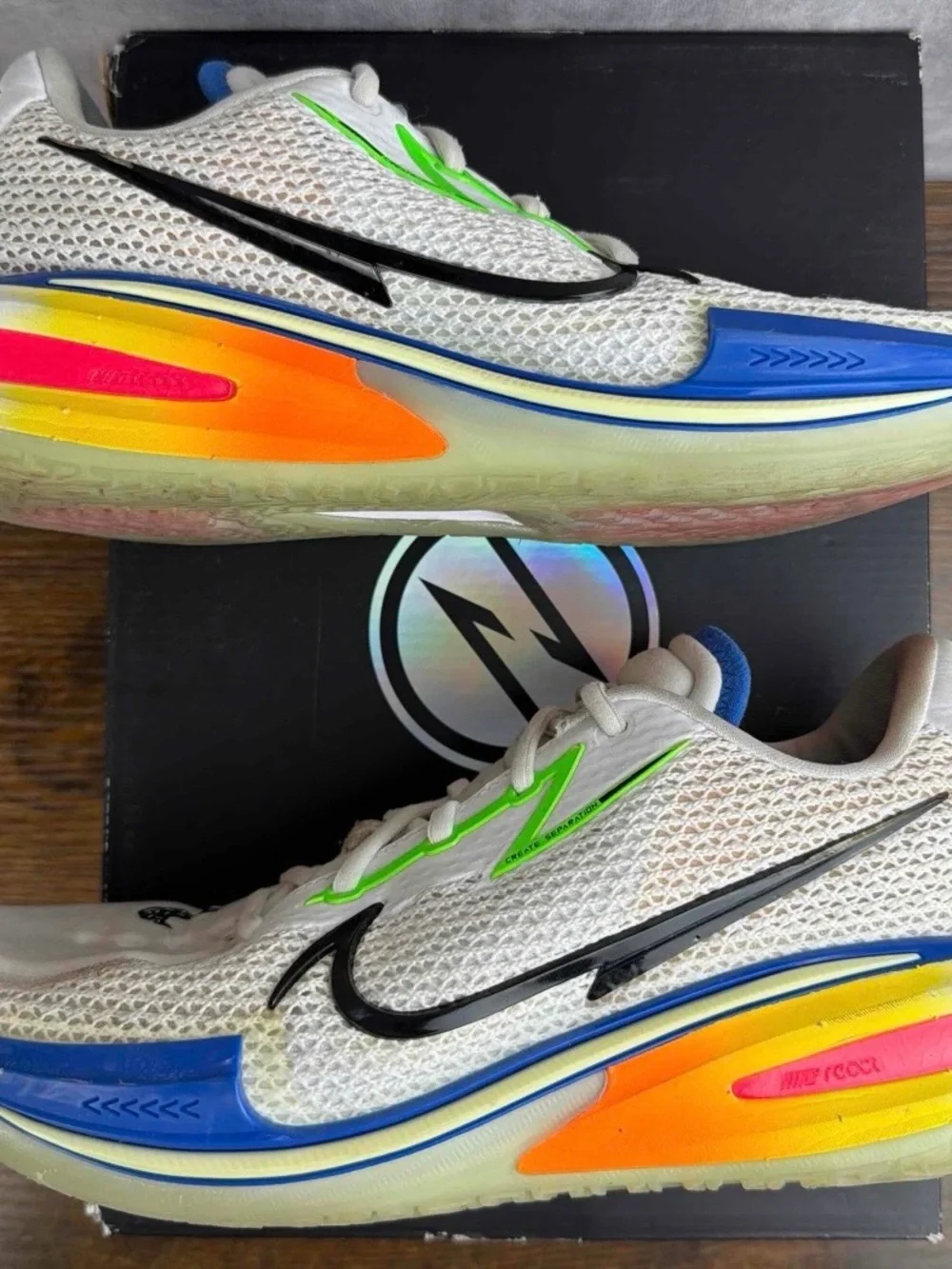 Nike Air Zoom GT Cut Ghost Size 9 DX4112-114 Men’s Basketball Sneakers OG Rare